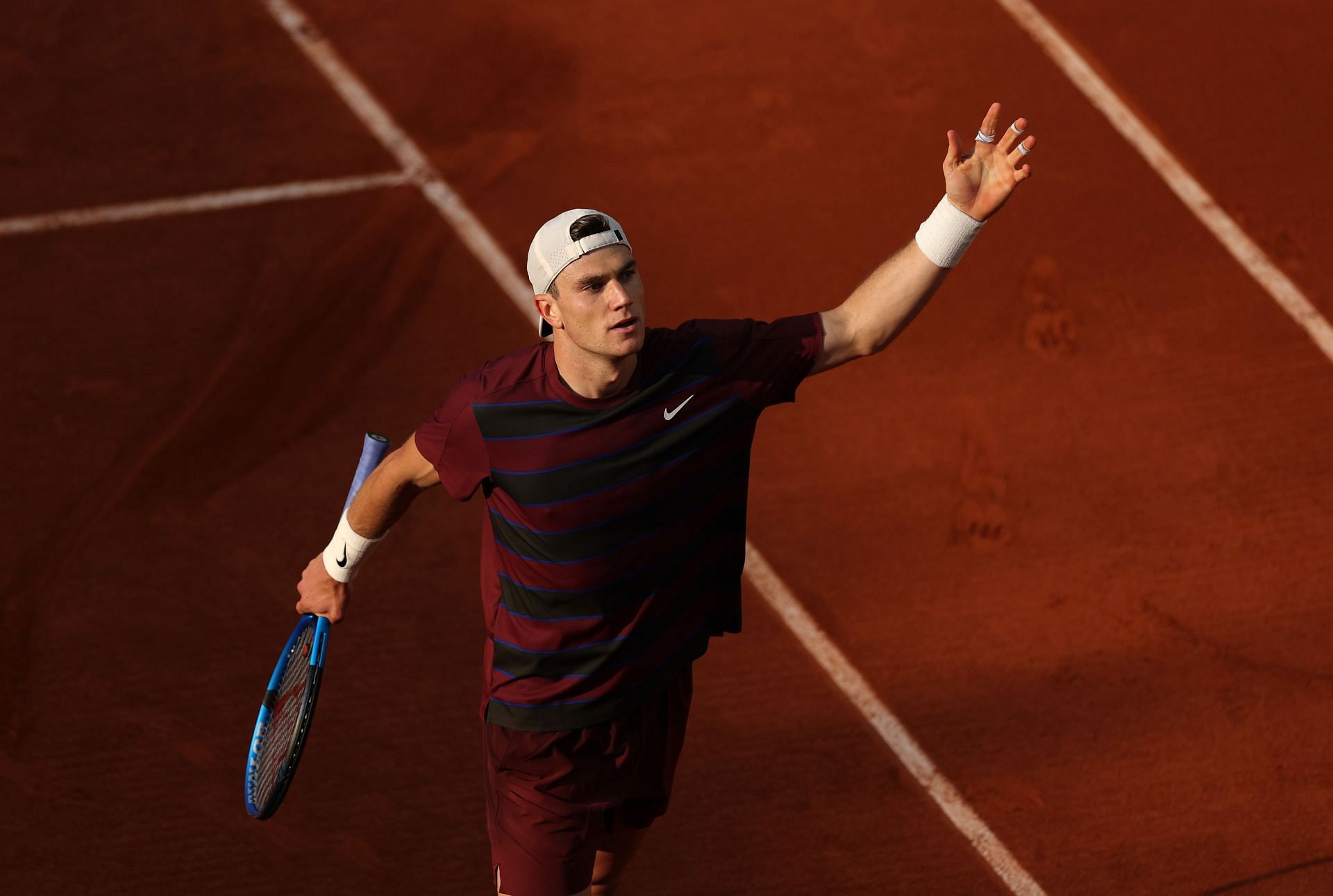 Jack Draper at the 2025 French Open (Source: Getty)